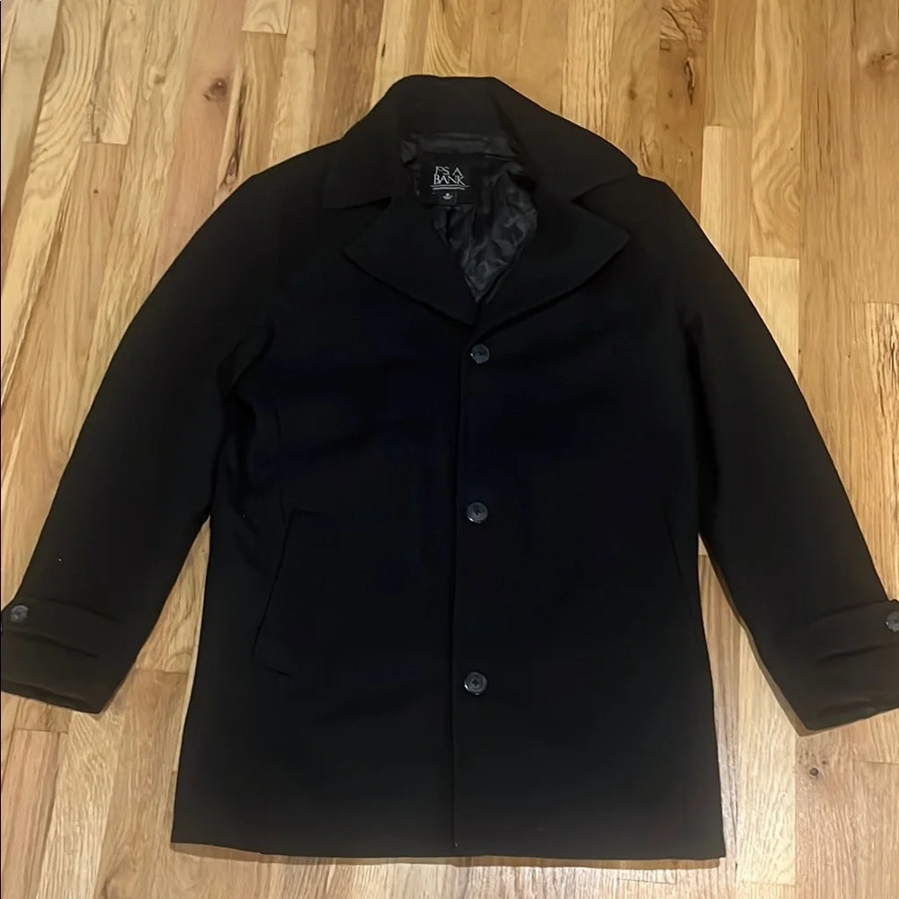 Jos. A. Bank Black Pea Coat - Picture 4 of 5